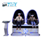 تعمل بالعملة المعدنية 9D VR Simulator Double Egg Chair 3 DOF مع لوحة 21 بوصة