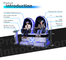 لاعبين مزدوجين 9D VR Cinema Shopping Mall 9D Virtual Reality Egg Chair 220V
