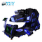 360 Rotating 9D VR Chair Flight Racing Motion Simulator مع عرض مباشر 32 بوصة