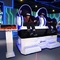 كرسي الواقع الافتراضي بمقعدين 9D Simulator 2.5KW VR Movie Cinema مع إضاءة رائعة