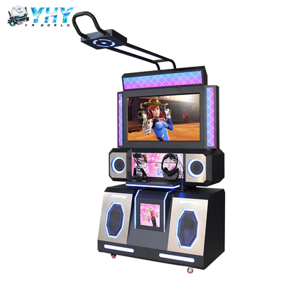 1000W معدات الواقع الافتراضي للموسيقى لعبة 9D VR Gaming Platform Dancing Machine