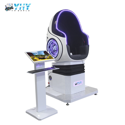 كرسي بيضة الواقع الافتراضي سينما 9D مع 200 لعبة مقعد واحد آلة ألعاب ترفيهية للواقع الافتراضي
