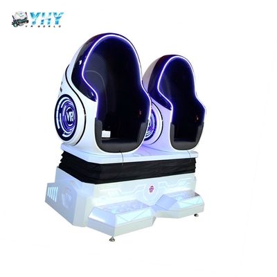 قوانغتشو الشركة المصنعة VR سينما مقعدين كرسي 3 DOF ديناميكية الواقع الافتراضي كرسي البيض
