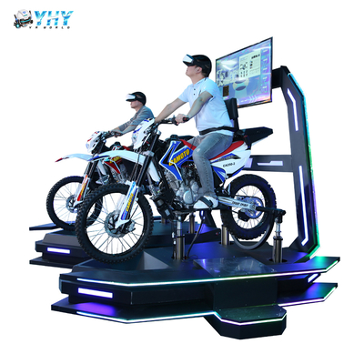 مقعد مزدوج 9d Vr دراجة نارية آلة الحركة لـ Vr Arena