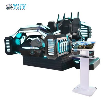 آلة ألعاب الواقع الافتراضي 9D، محاكي سينما VR بـ 6 مقاعد، معدات لمراكز التسوق والترفيه العائلي