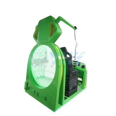 محاكي الواقع الافتراضي بمقعدين من الألياف الزجاجية، مناسب للحدائق الرياضية والمطارات، محاكي سينما الواقع الافتراضي