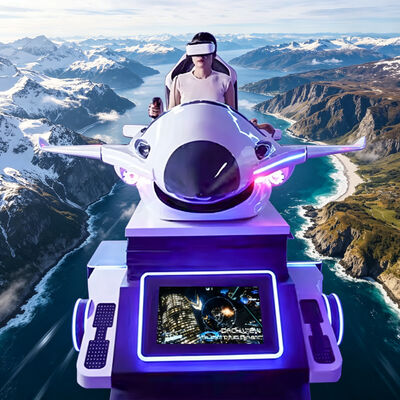 تصميم جديد VR Airplane Simulator لعبة الطيران الغامرة Virtual Flight Simulator 9D VR Game Machine للتسلية الداخلية