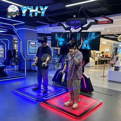 حديقة ألعاب قوانغتشو الصين ألعاب معركة 2 لاعبين الفضاء VR FPS محاكي ألعاب VR Arena