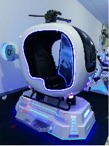 1500W Helicopter VR Simulator 9D شعار مخصص مع أفلام الطيران