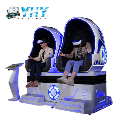 مول التسوق VR كرسي محاكاة داخلي 2 مقاعد 9D معدات السينما