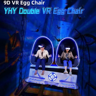 3 DOF 9D Egg VR Cinema Kino Simulator كرسي بيض للواقع الافتراضي مع وجه هوائي