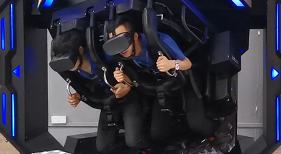 تعمل عملة تعمل بالدوران 1080 درجة لعبة VR Simulator مع لعبة VR Arcade