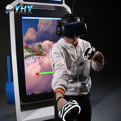 100 كجم تحميل 9D VR Cinema لاعب واحد محاكي إطلاق النار يقف الواقع الافتراضي