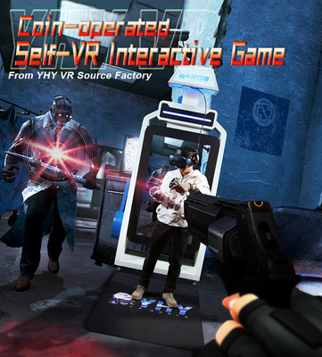 المتنزهات الصغيرة 9D VR Gun Shooting VR Arcade Games Space Platform