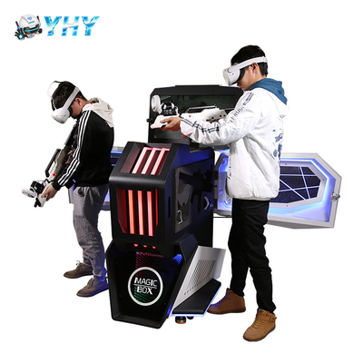 لعبة VR Simulator الدائمة في الأماكن المغلقة 2 لاعبين معركة مع نظارات PP Gun اللاسلكية