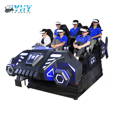4500 واط 6 مقاعد لعبة تفاعلية VR Cinema Simulator Machine