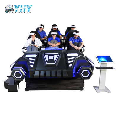 6 لاعبين VR Arcade Simulator آلة لعبة VR 9D الاهتزاز الغامرة