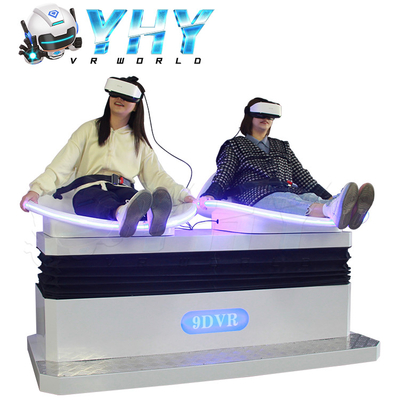 مقاعد الألياف الزجاجية 9D VR سينما معدات لعبة محاكاة الانزلاق