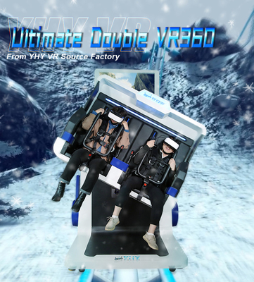 الحركة الغامرة VR Simulator 2 مقاعد 360 درجة Roller Coaster VR Chair