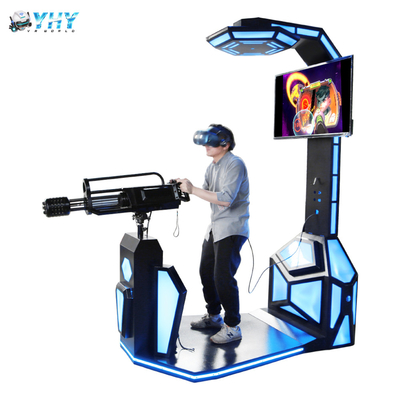 9D VR لعبة الرماية سينما محاكاة آلة لعبة Gatling VR Fighting