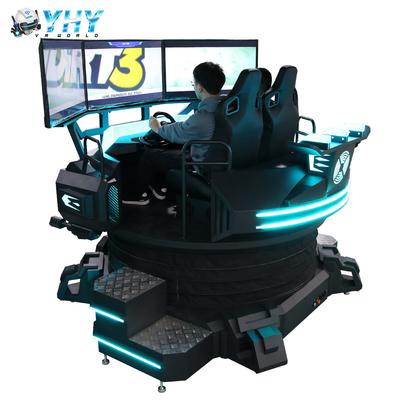 ملاهي 2 مقاعد 3DOF VR لتعليم قيادة السيارات محاكي