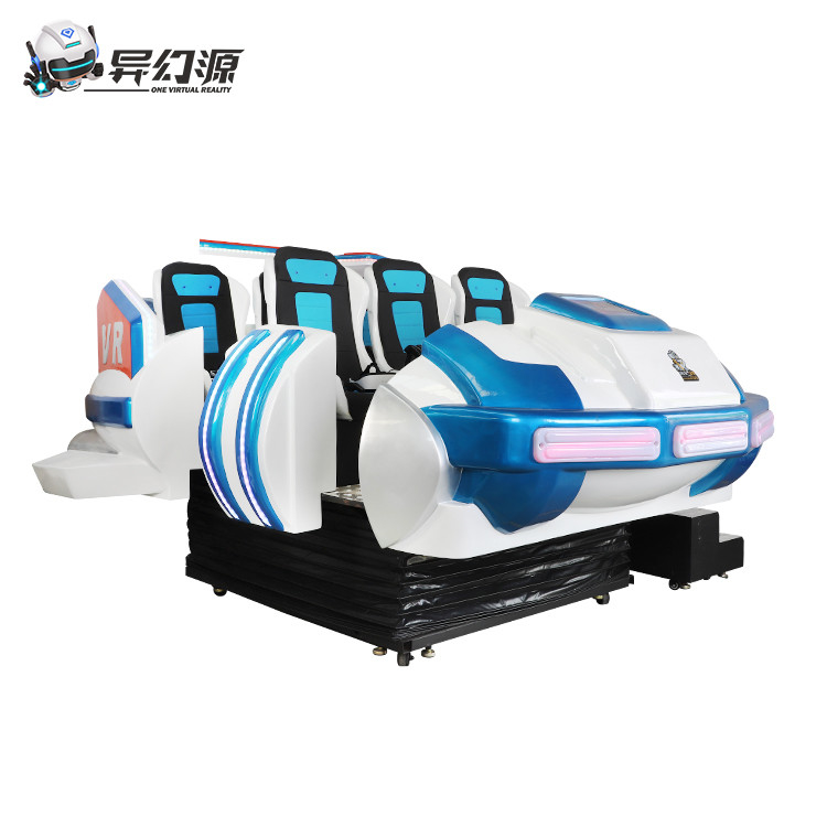 YHY 6 مقاعد سفينة فضاء 9D VR Cinema لعبة VR Simulator Motion Chair في Theme Park