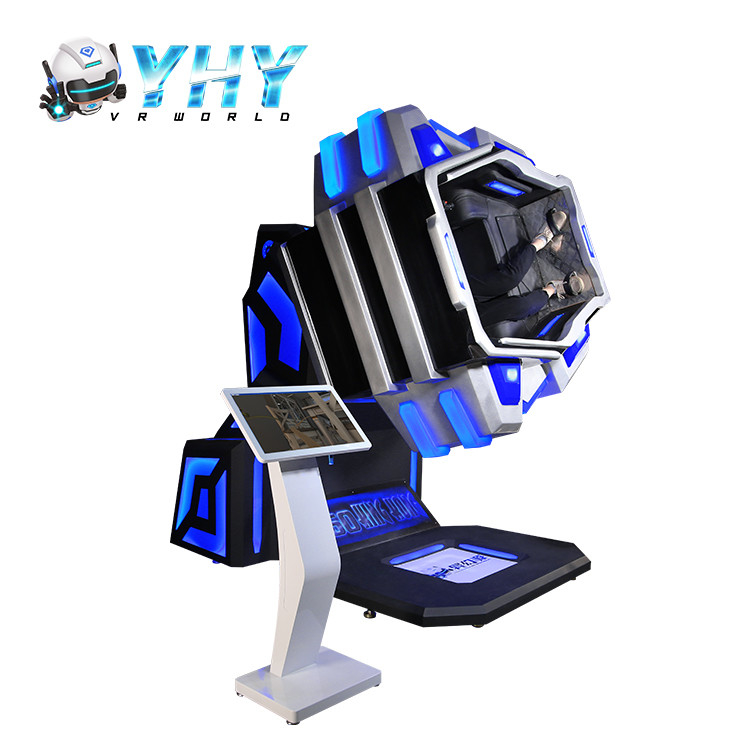 220V Game VR Simulator Rotation Shooting Interactive Crazy Roller Coaster 360 Kingkong