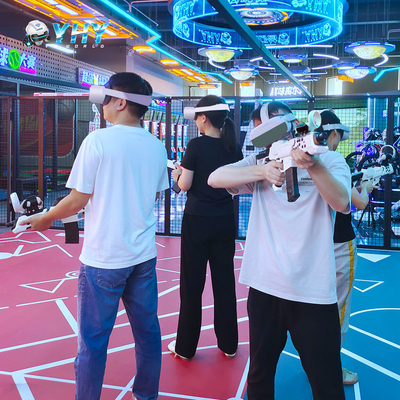 YHY أطلق محاكي إطلاق النار VR جديد لـ 4 لاعبين مع 360 Free Roam وألعاب متعددة اللاعبين