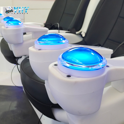 VR UFO 360 درجة دوران محاكي 9D سينما VR لـ 5 لاعبين