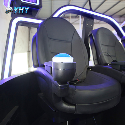 طائرة فضائية ذات الواقع الافتراضي الأسود مع 200 لعبة محاكي إطلاق النار بتناوب 360 درجة