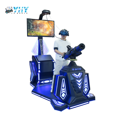 قوانغتشو YHY 9D VR Gatling1 لاعب محاكي إطلاق النار قتال بندقية لعبة آلة مغامرة