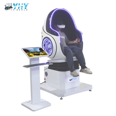 قوانغتشو الشركة المصنعة VR سينما مقعدين كرسي 3 DOF ديناميكية الواقع الافتراضي كرسي البيض