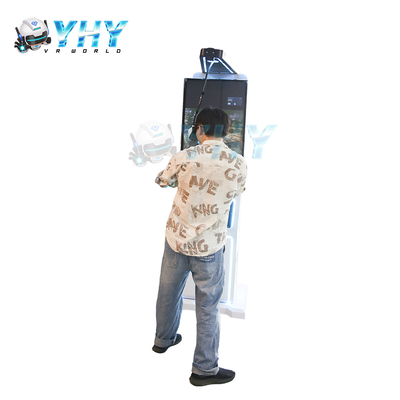 9D VR إطلاق النار آلة ألعاب أركيد الواقع الافتراضي 42 بوصة شاشة حية عرض VR إطلاق النار محاكاة