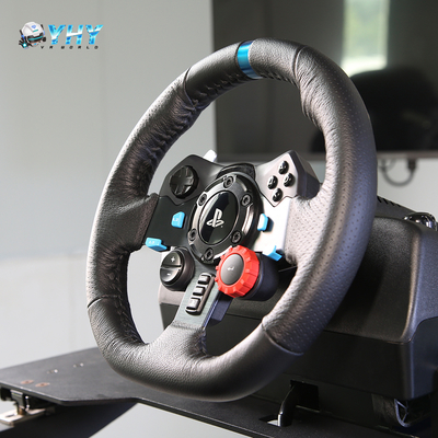 9D VR منتزه ترفيهي داخلي F1 محاكي سيارات سباق 3 شاشات
