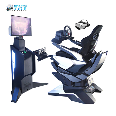 9D VR Racing Virtual Reality 3DOF Arcade ثلاثة شاشات VR Racing Simulator