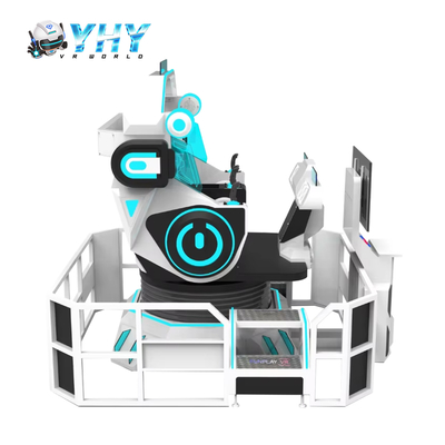 YHY VR UFO Machine Virtual Reality Roller Coaster Simulator 9D 2 5 Seats 360 UFO Machine مصنع معدات ألعاب الأجسام