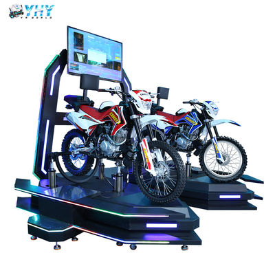 مدينة ملاهي مدينة ملاهي 9d الواقع الافتراضي محاكي دراجة نارية Vr مزدوجة