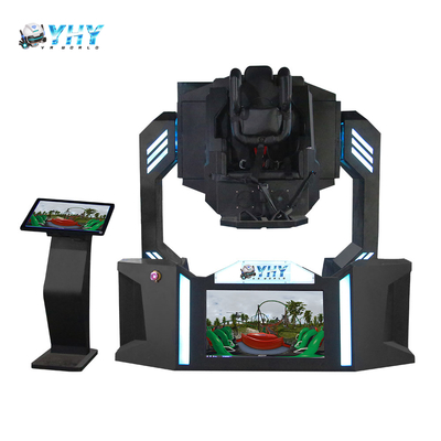 YHY VR 360 محاكي الواقع الافتراضي 720 درجة الدرجة التزلج واحد مقعد 9d السينما محاكاة آلة في مركز العاب