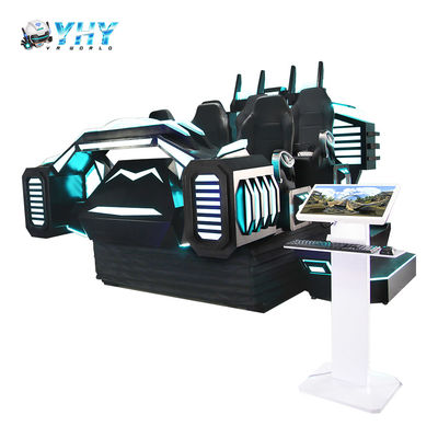 جهاز محاكاة أفلام الواقع الافتراضي (VR Movie Simulator) ذات ستة مقاعد (VR Cinema Virtual Reality Game Machine) بيع في الصين لملاعب داخلية