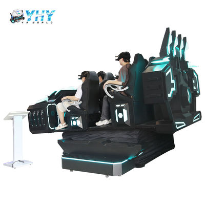 جهاز محاكاة أفلام الواقع الافتراضي (VR Movie Simulator) ذات ستة مقاعد (VR Cinema Virtual Reality Game Machine) بيع في الصين لملاعب داخلية