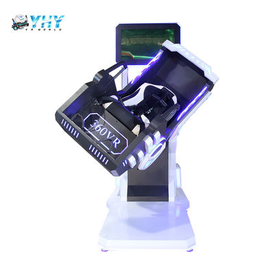 محاكي طيران الواقع الافتراضي الدوار 360 درجة، لعبة 9D للعبة قطار الملاهي، آلة مقعد للاعب واحد، متعة في الملعب