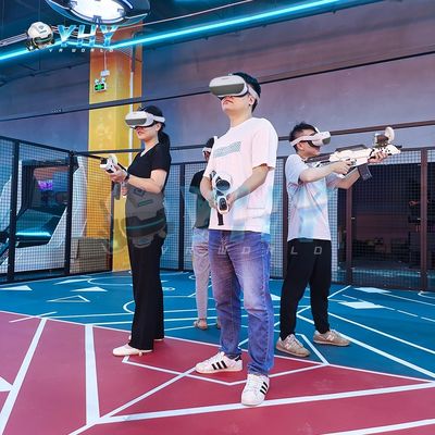 أسرع عائد استثمارية حل مفتوح VR متعدد اللاعبين الساحة مجانا التجوال VR لعبة إطلاق النار لمنتزه ترفيهي