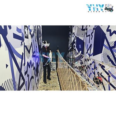 بناء الفريق 8 لاعبين VR Arena Free Roam VR Escape Room في الحفلة