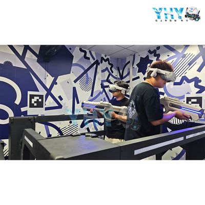 الهروب المجاني 9D المتعدد اللاعبين الواقع الافتراضي VR أرضية إطلاق النار داخلية 9D VR مجموعة للمول