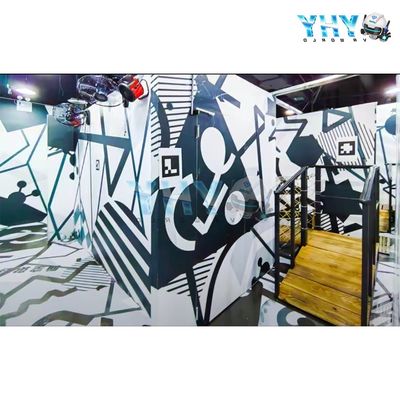 Free Walking Virtual Reality Big Space Simulator 8 Multiplayer Gun Shooting Game VR Arena