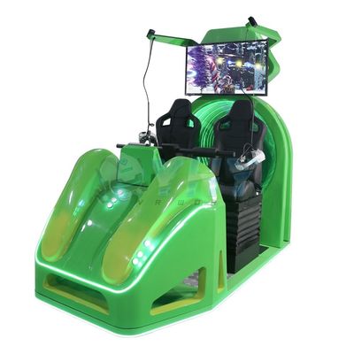 كرسي سينما محاكاة الواقع الافتراضي VR التجاري لشخصين لحدائق المغامرات الداخلية