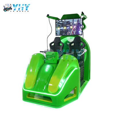 كرسي سينما محاكاة الواقع الافتراضي VR التجاري لشخصين لحدائق المغامرات الداخلية