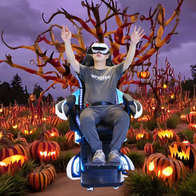 360 درجة دوران كرسي التقاطع VR مع مقعد واحد لتجربة سينما VR غامرة