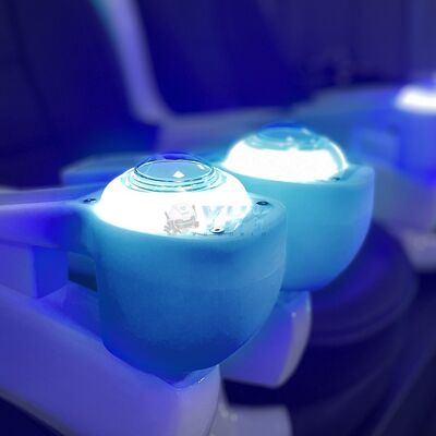 لعبة اطلاق النار متعددة اللاعبين داخل 9D VR Cinema Chair 4-Seat VR Theme Park لمراكز التسوق