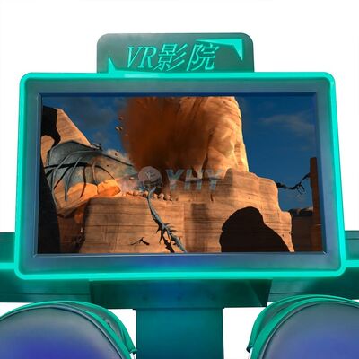 حديقة المواضيع الداخلية 4 مقاعد 9D VR Cinema Simulator 5D 7D 9D Cinema آلة لعبة الواقع الافتراضي